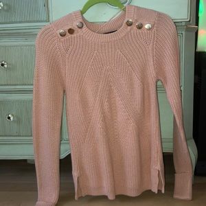 pink sweater